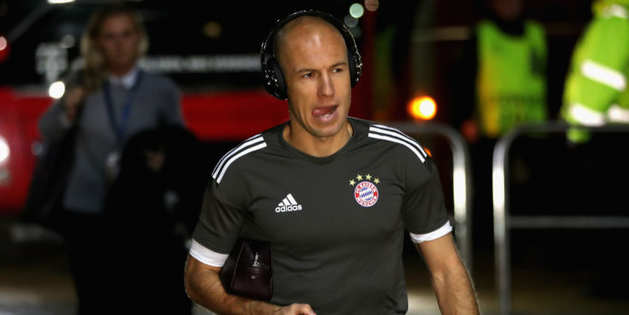 Arjen Robben admits Anfield is his “worst stadium”