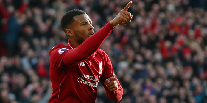 Wijnaldum admits You’ll Never Walk Alone still gives him goosebumps