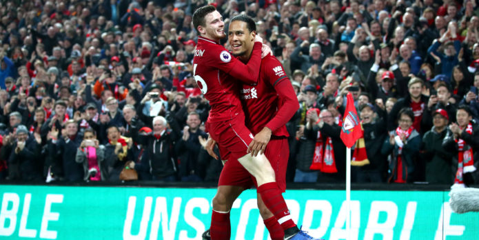 Andy Robertson suspended for quarter-final first leg
