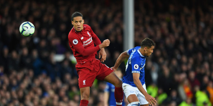 Van Dijk aims dig at Everton fans following 0-0 draw