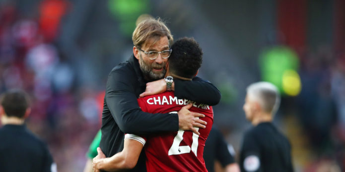 Klopp delivers update on Oxlade-Chamberlain’s recovery