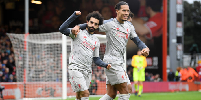 Salah jokes with van Dijk about becoming a one-season wonder
