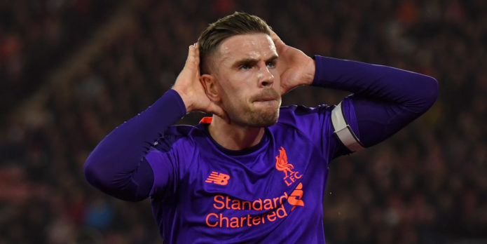 Tactical analysis of Jordan Henderson’s Mega Mix celebration at St. Mary’s