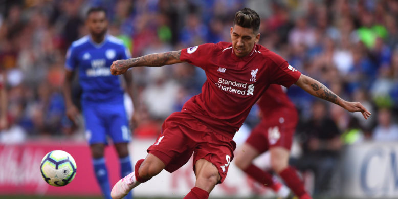 Roberto Firmino trains ahead of Liverpool’s clash with Barcelona