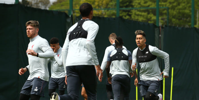 Six things we learned from Liverpool’s training session on Tuesday