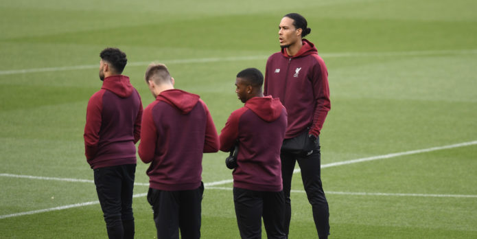 Liverpool arrive at Camp Nou ahead of Wednesday’s clash with Barcelona