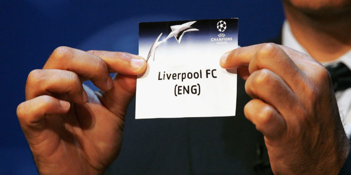 Liverpool will be in pot two for next season’s Champions League draw