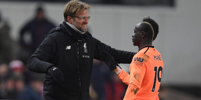 Klopp and Mane win Premier League monthly awards