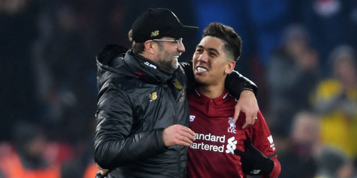 Jurgen Klopp coy over Roberto Firmino return