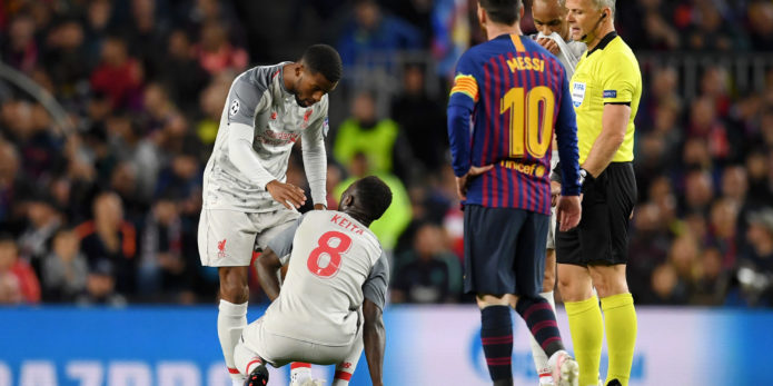 Naby Keita ruled out of Champions League final