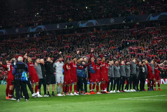 Gallery: Liverpool’s full-time celebrations against Barcelona in pictures