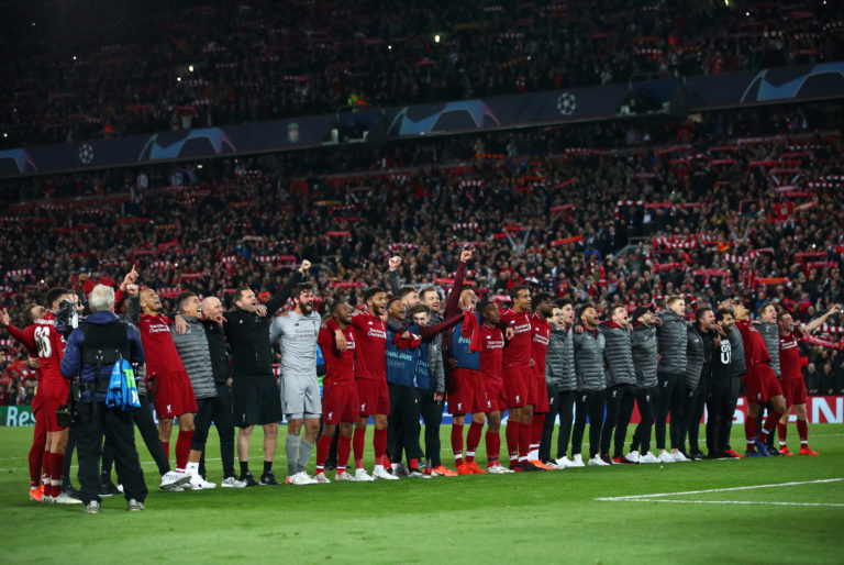 Gallery: Liverpool’s full-time celebrations against Barcelona in pictures
