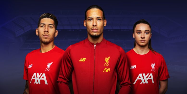 Liverpool launch new official training kit with AXA