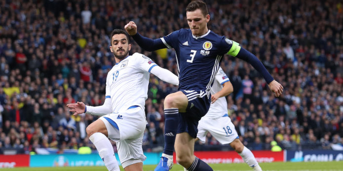 Andy Robertson plays down injury fears