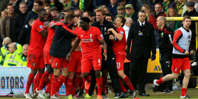 Liverpool v Norwich: The last ten meetings