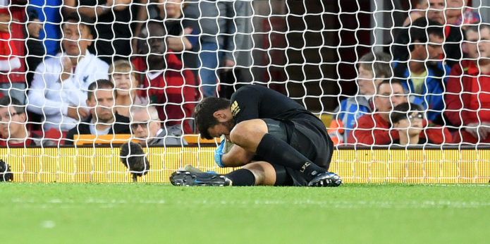 These Liverpool fans react to the news that Alisson will miss ‘the next few weeks’