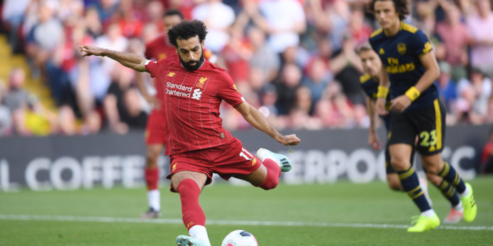These Liverpool fans react to Salah wondergoal footage