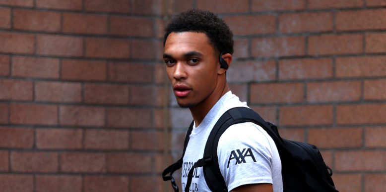 Liverpool fans react as Trent Alexander-Arnold left on the bench in England win