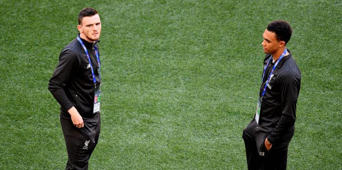 Alexander-Arnold and Robertson both fit to face Spurs on Sunday