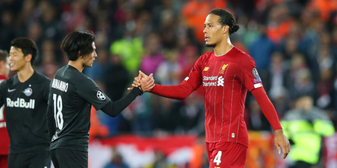 Liverpool fans react to Minamino’s stunning performance for Salzburg
