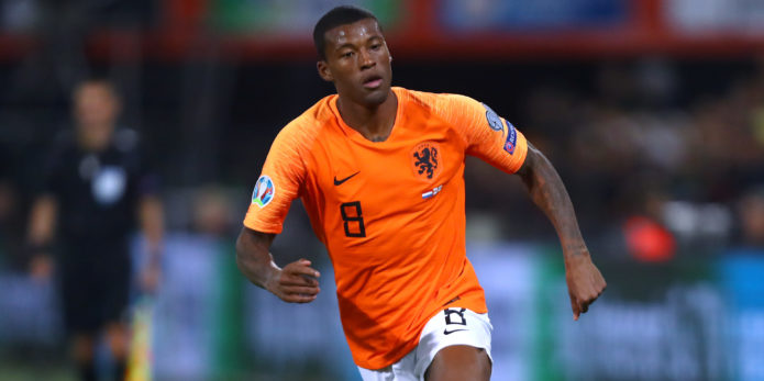 Liverpool fans react as Wijnaldum scores screamer for Holland