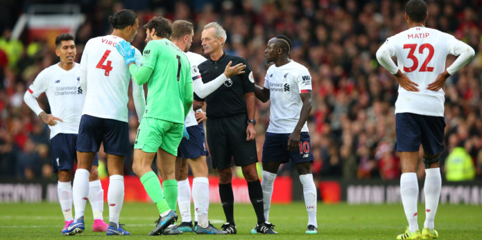 Liverpool fans are furious with VAR after Man United’s first goal stands