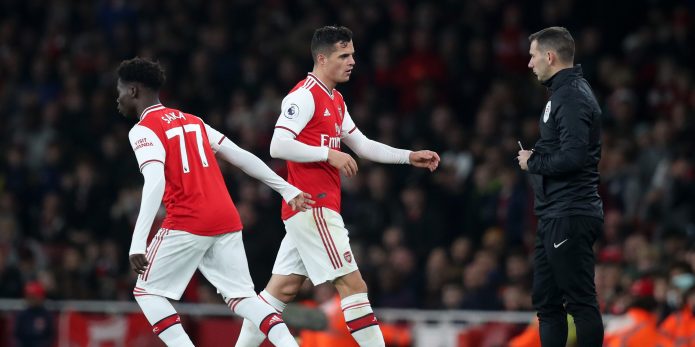 Emery reveals Xhaka won’t feature against Liverpool
