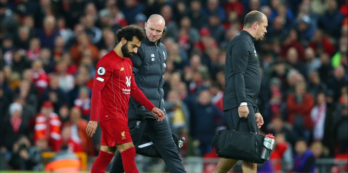 Klopp reveals Salah’s ankle injury is “nothing serious”