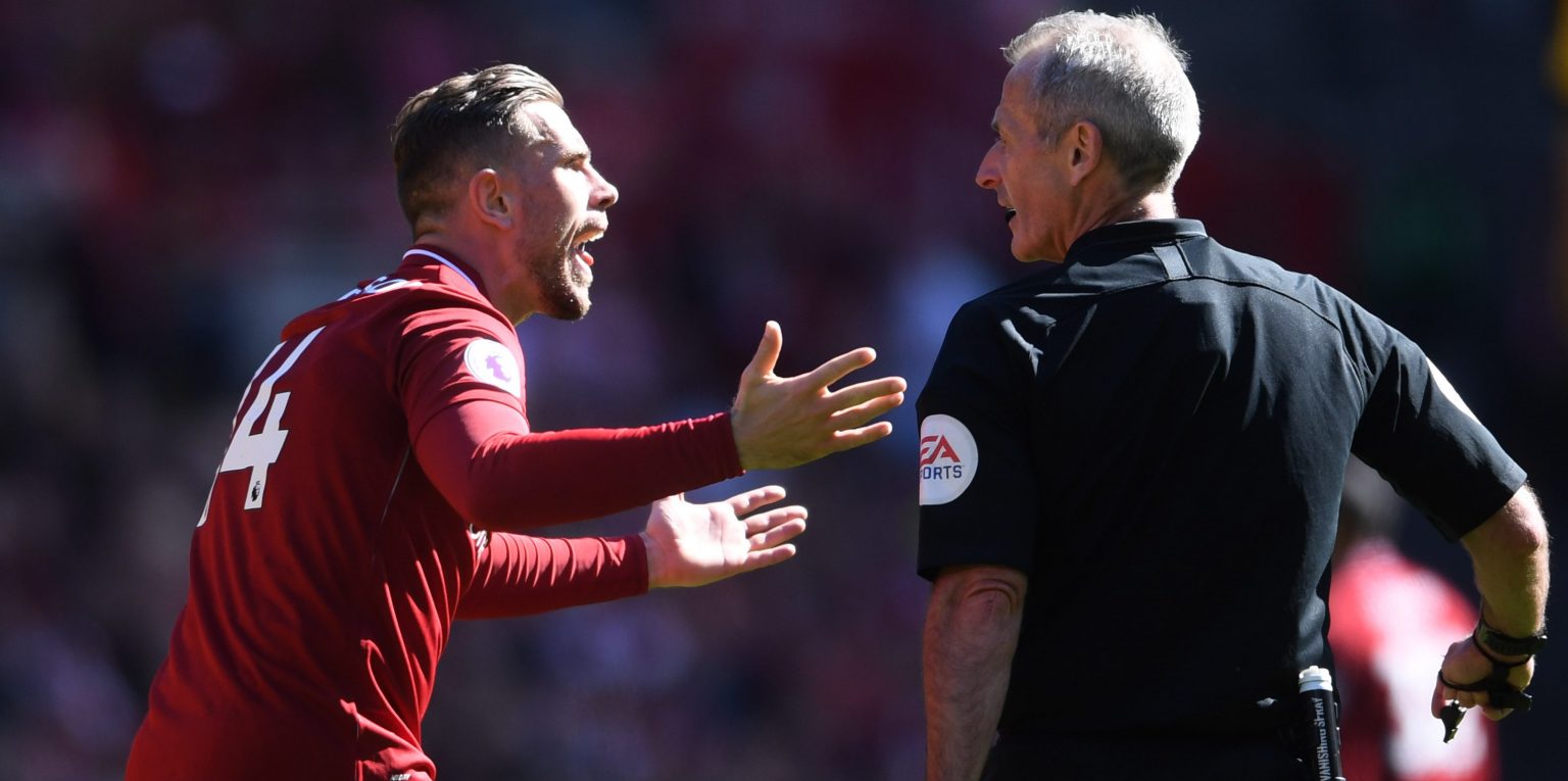 Liverpool fans react to Atkinson and Dean as officials for Everton clash