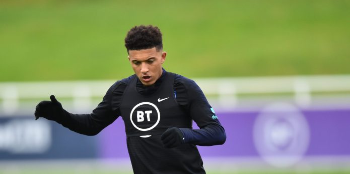 Heskey believes Sancho would be a good fit for Liverpool
