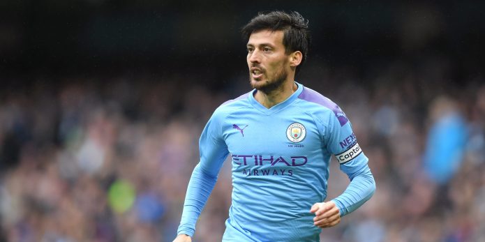 David Silva ruled out of Liverpool clash