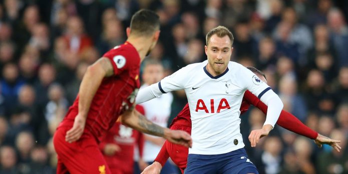 Juventus scouts were at Anfield to scout Christian Eriksen