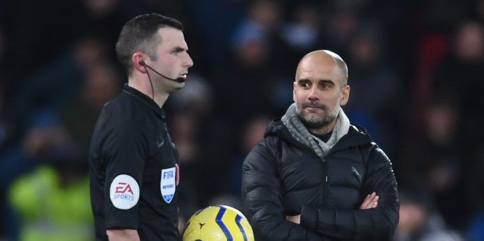 Liverpool fans react as Manchester City make ‘formal complaint’ over referee Michael Oliver