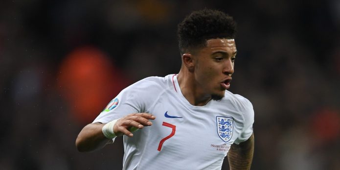 Liverpool linked Sancho responds to plea from fan to sign for Man United