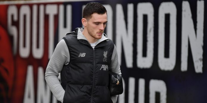 Robertson admits ankle is still “painful”