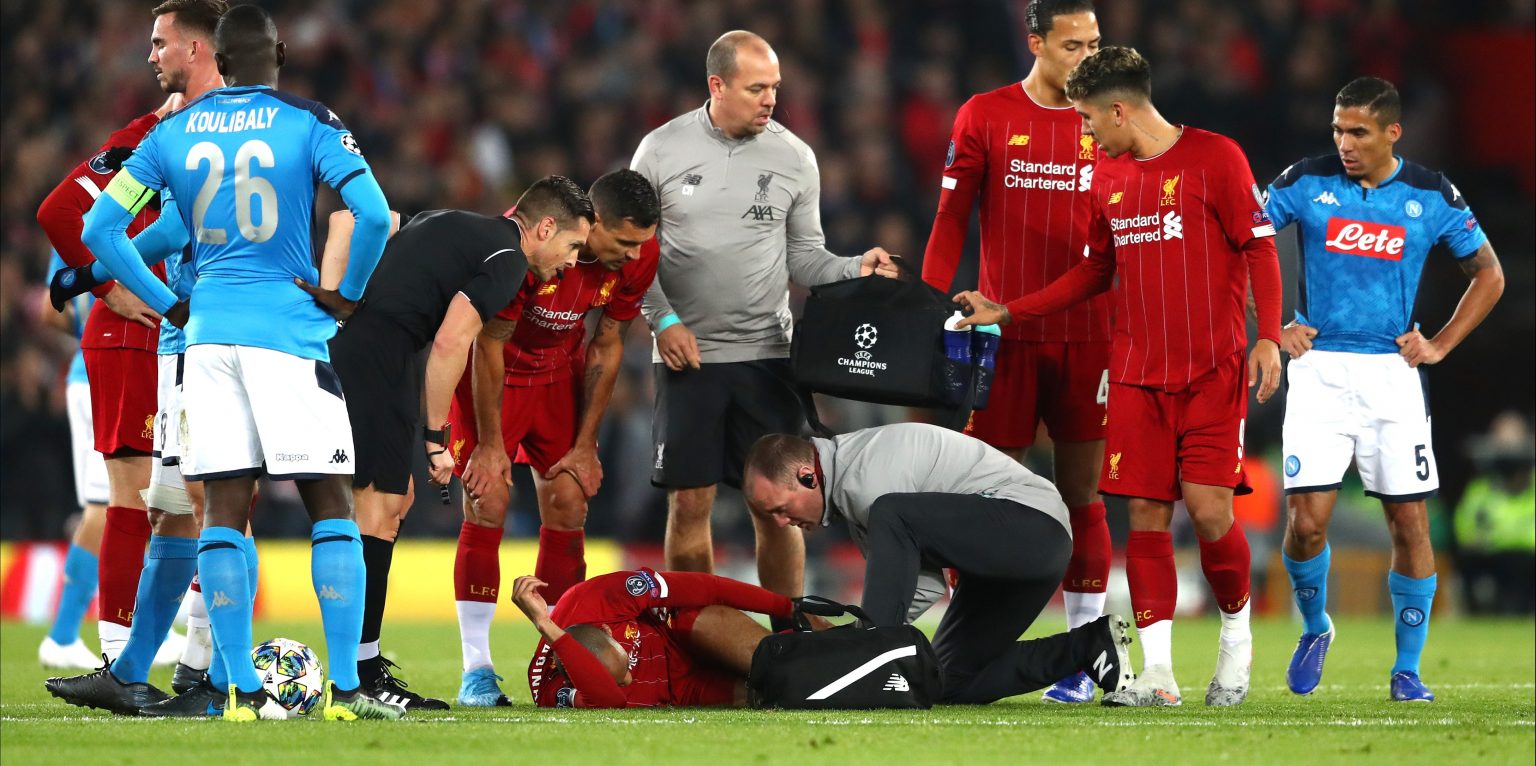 Liverpool fans react to Fabinho injury news