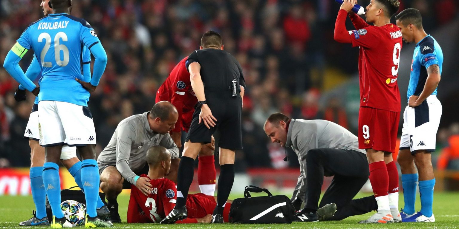 Liverpool confirm that Fabinho will be out until 2020