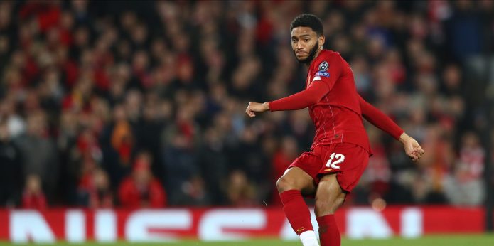 Liverpool fans furious with Gomez after poor Napoli performance