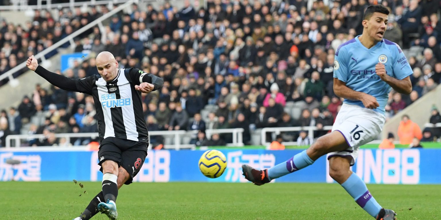 Liverpool fans react as Jonjo Shelvey stunner holds Man City at Newcastle