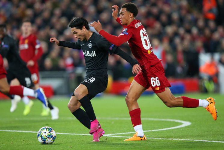 Liverpool FC v RB Salzburg: Group E - UEFA Champions League Alex Livesey/Getty Images Sport