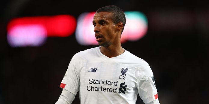 Liverpool expect Joel Matip to be out until 2020