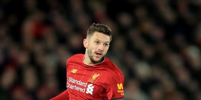 Lallana ruled out of Salzburg clash