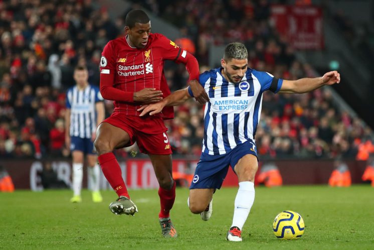 Liverpool FC v Brighton & Hove Albion - Premier League Clive Brunskill/Getty Images Sport