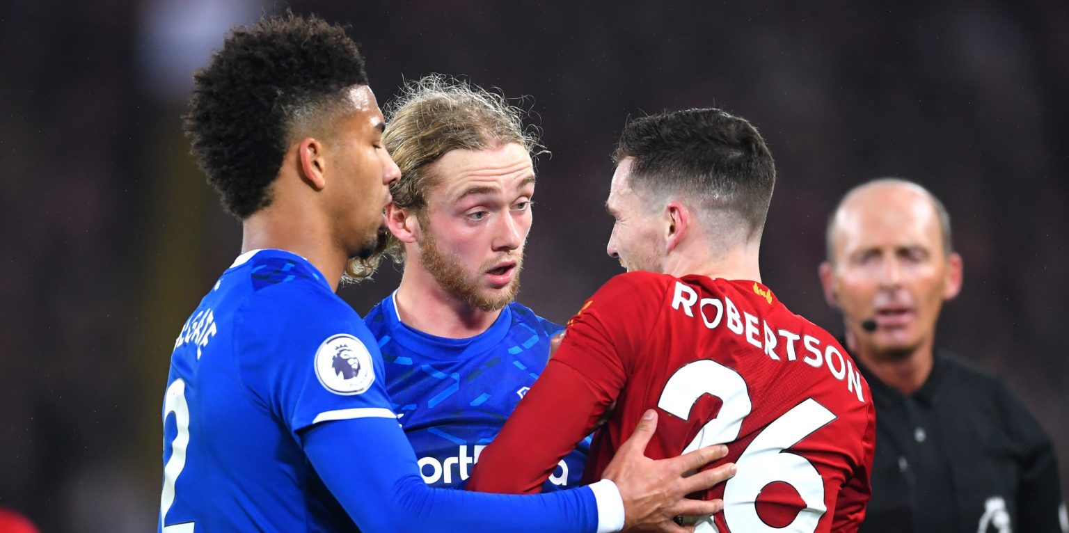 Liverpool fans loved Robertson’s antics against Everton