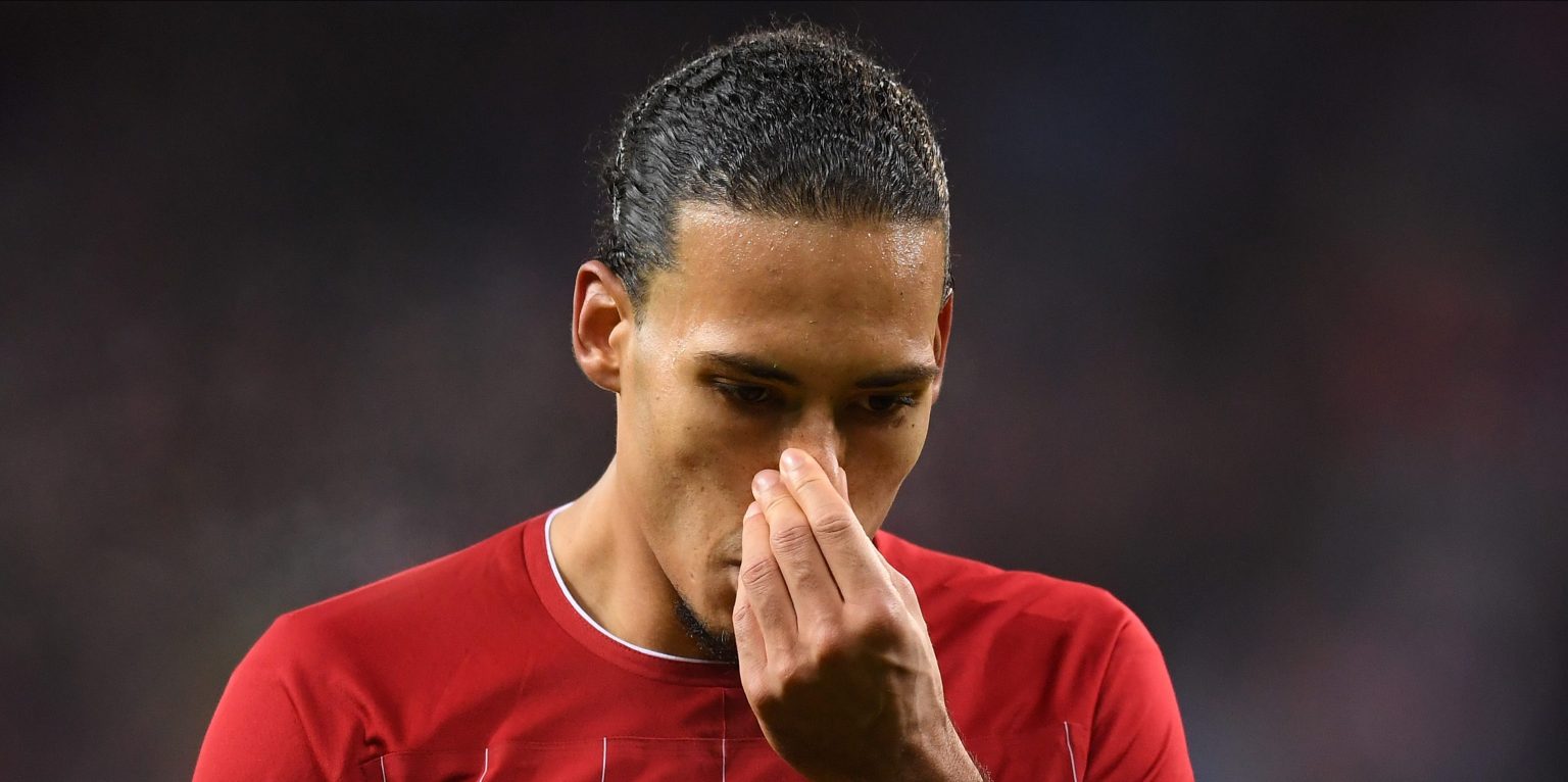 Virgil van Dijk does fitness work and media duties ahead of CWC final
