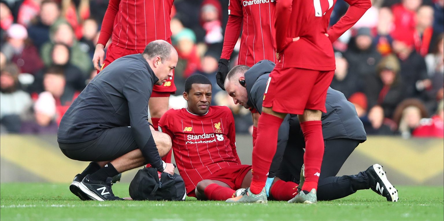 Liverpool fans devastated by Wijnaldum injury