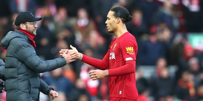 Klopp unsure when Van Dijk will return