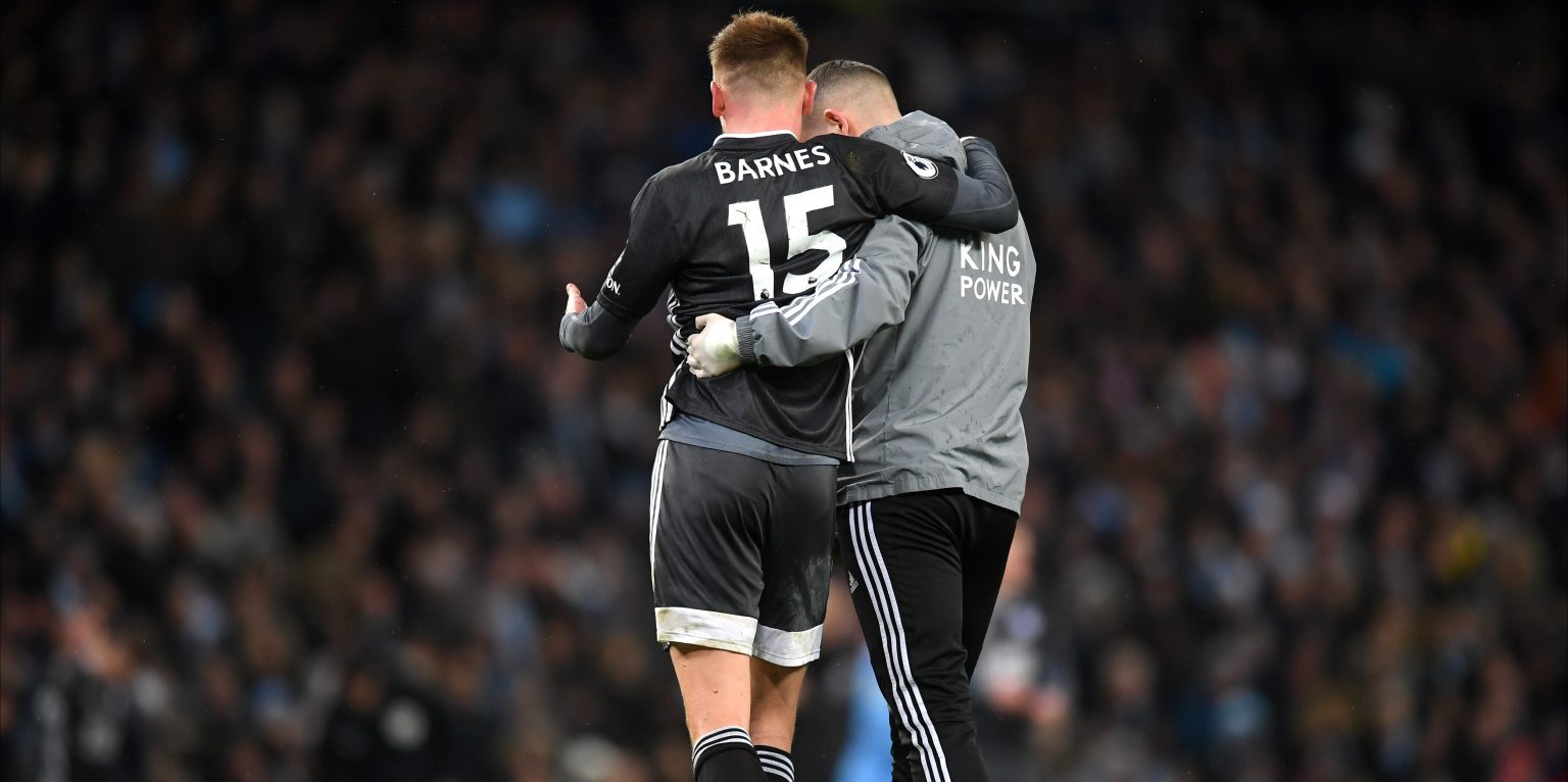 Leicester’s Barnes to be assessed ahead of Liverpool clash