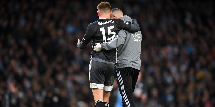 Leicester’s Barnes to be assessed ahead of Liverpool clash