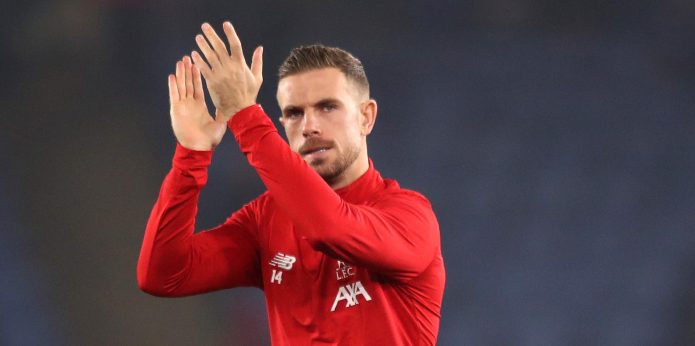 Liverpool fans applaud Henderson for recent performances